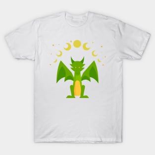 Yes it really is a green dragon. T-Shirt